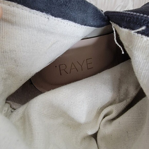 RAYE Women's Revolve Black Tall boots Suede Side zipper trendy & fashion sz 9 - Picture 3 of 11